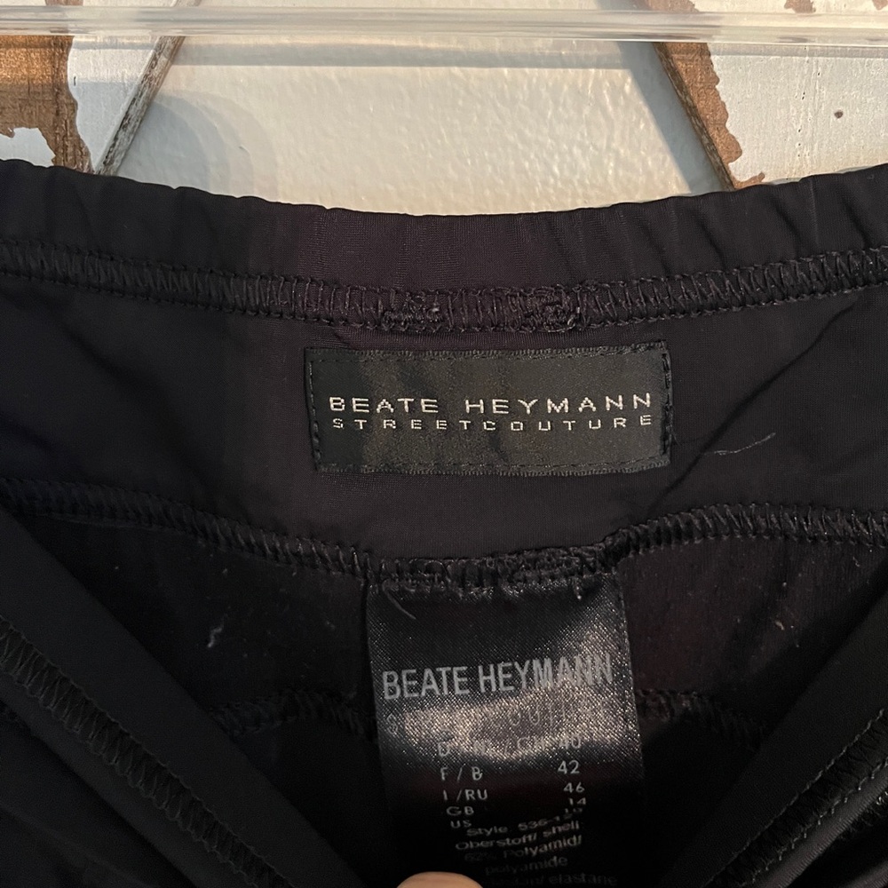 Beate Heymann Street Couture Pantalone Slim Pants Size 10 - Picture 4 of 13